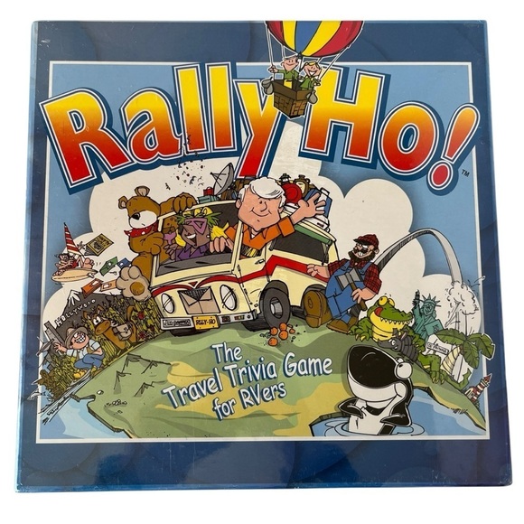 Rally Ho Travel Trivia Game for Rvers Adult Family Fun Road Trip - Picture 1 of 7